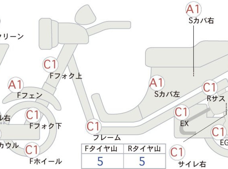 Мотоцикл Suzuki SKYWAVE 400 з пробігом 14636 km