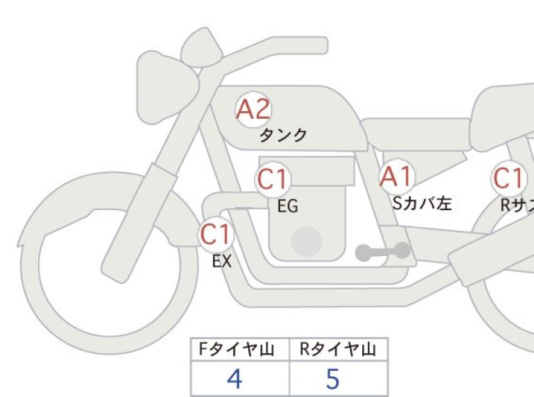 Мотоцикл Honda GB350 з пробігом 7682 km