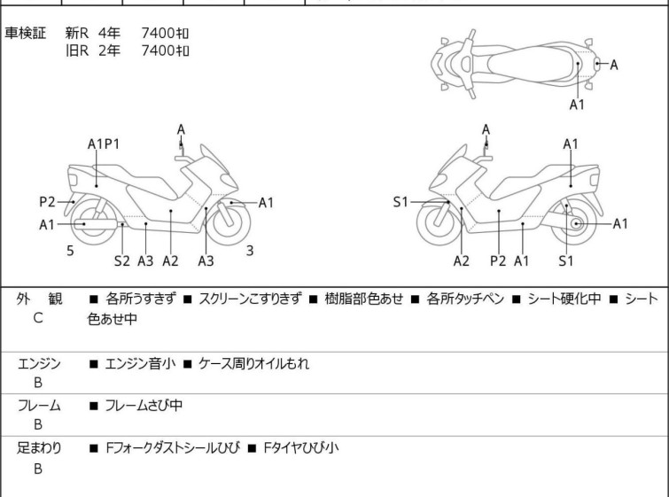 Мотоцикл Honda SILVERWING600 с пробегом 7497 km