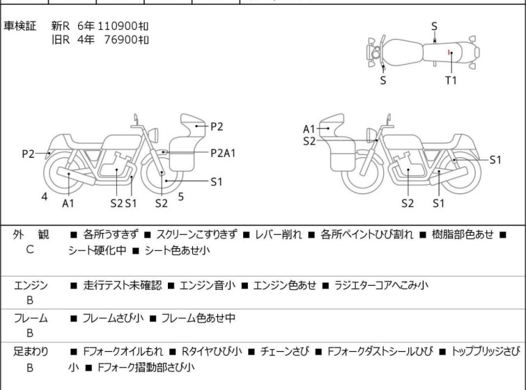 Мотоцикл Honda CB400SFVA с пробегом 141628 km