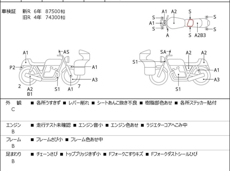 Мотоцикл Yamaha XJR1300 з пробігом 103096 km