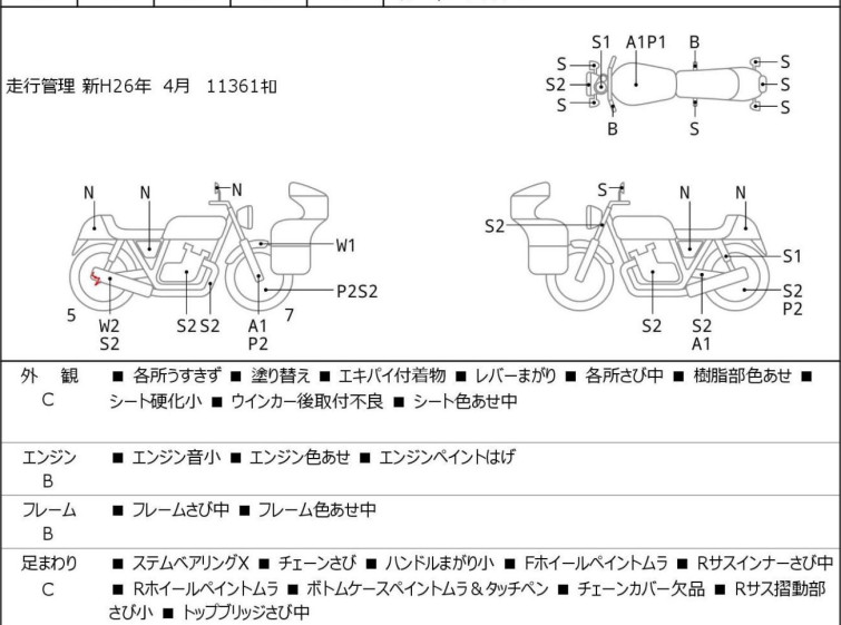 Мотоцикл Yamaha TW225 з пробігом 5191 km