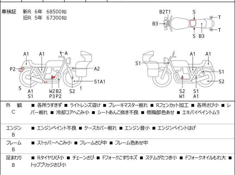 Мотоцикл Honda CB400SFV з пробігом 71066 km