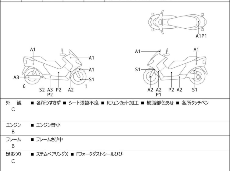 Мотоцикл Yamaha MAJESTY 250C с пробегом 15833 km