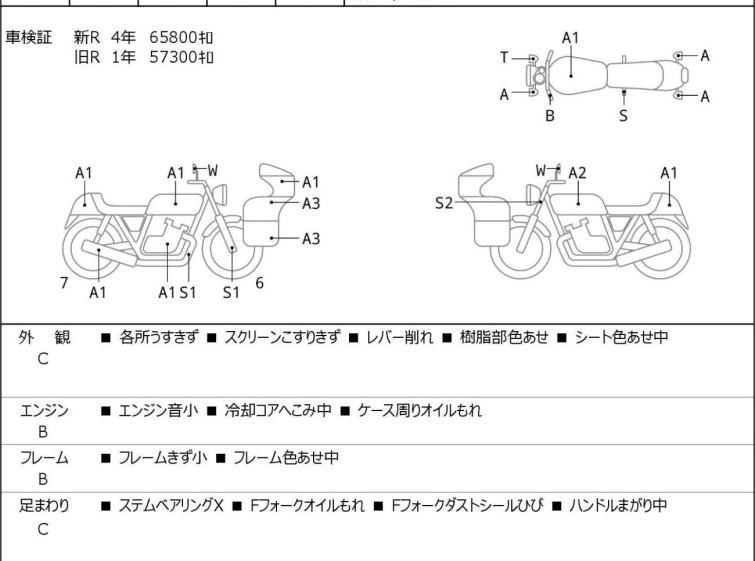 Мотоцикл Honda CBR650F с пробегом 71948 km