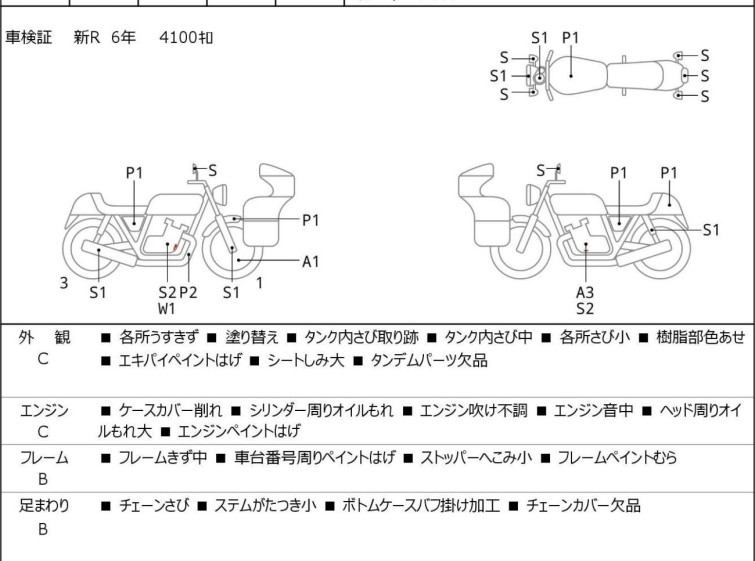Мотоцикл Honda CB750FOUR с пробегом 4134 km