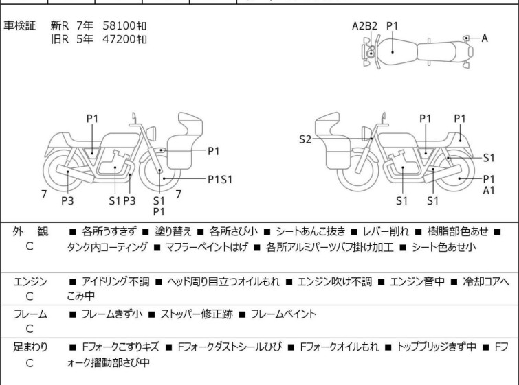 Мотоцикл Kawasaki ZEPHYR750 с пробегом 58911 km