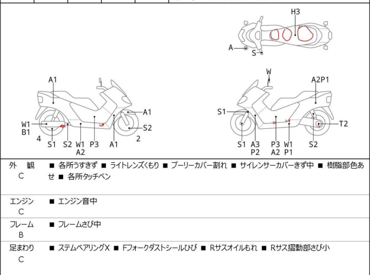 Мотоцикл Honda PHASE250 з пробігом 87634 km