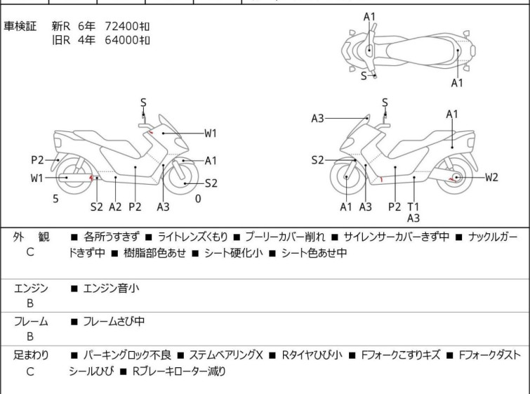 Мотоцикл Suzuki SKYWAVE 400 с пробегом 77001 km