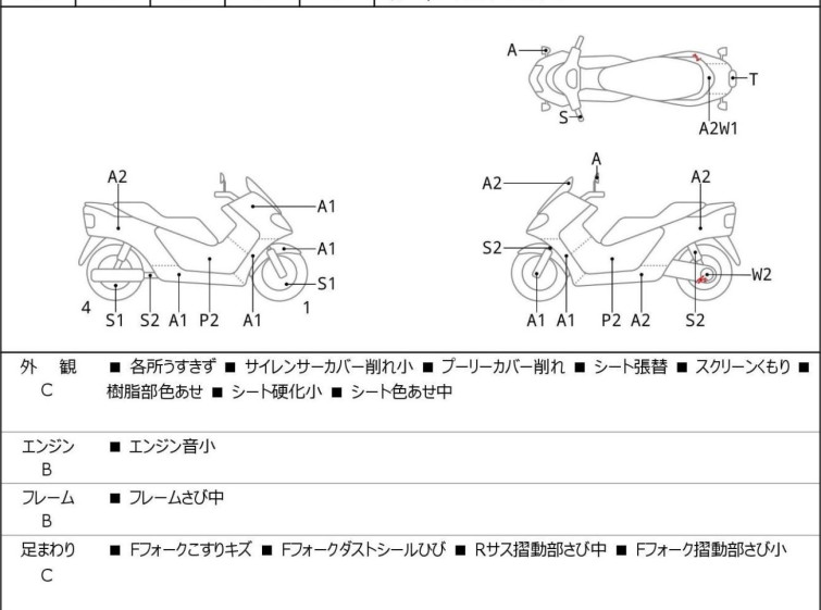 Мотоцикл Yamaha MAJESTY 250 с пробегом 53553 km