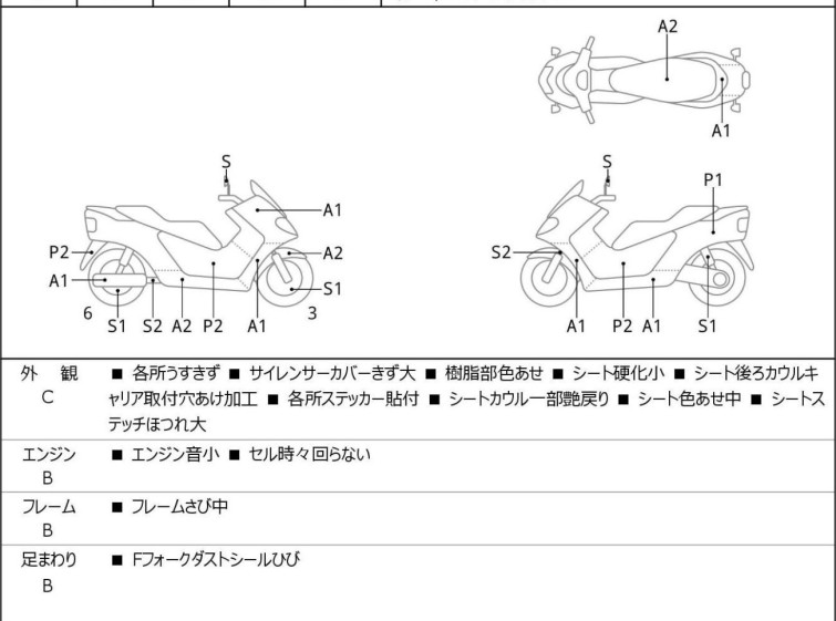 Мотоцикл Suzuki BURGMAN200 с пробегом 38339 km