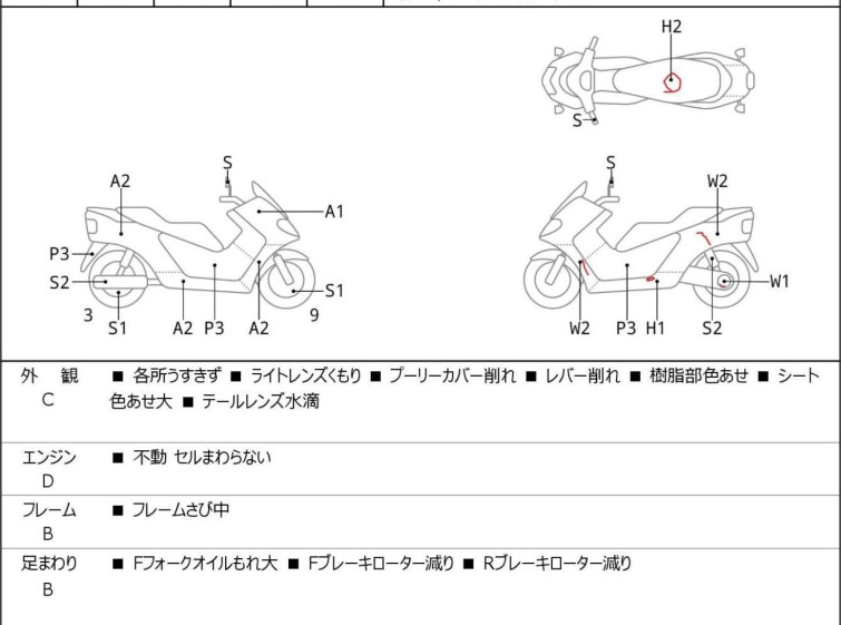Мотоцикл Yamaha MAXAM250 с пробегом 23928 km
