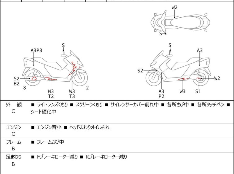 Мотоцикл Yamaha MAXAM250 з пробігом 45723 km