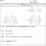 Мотоцикл Yamaha MAXAM250 с пробегом 14031 km