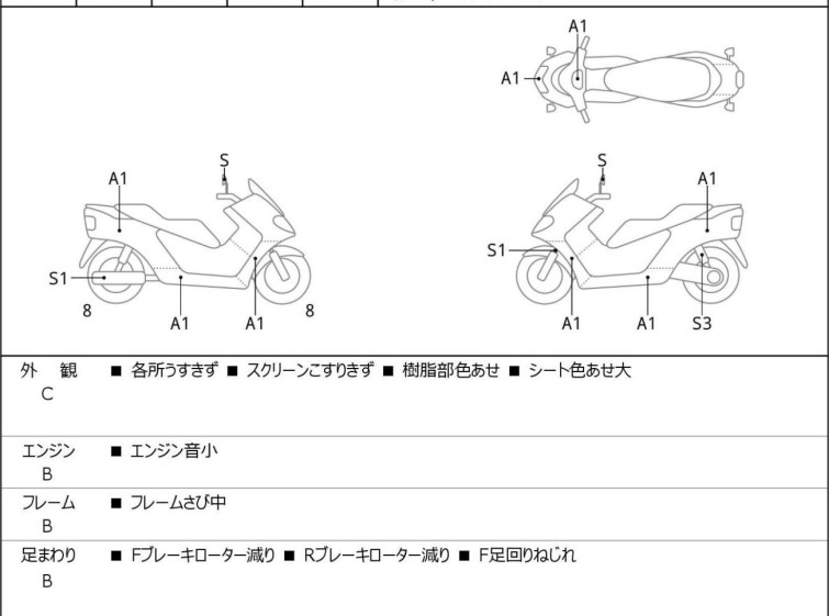 Мотоцикл Yamaha MAXAM250 с пробегом 14031 km