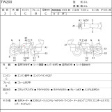 Мотоцикл Yamaha TW200 с пробегом 6437 km