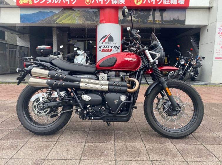 Мотоцикл Triumph STREET SCRAMBLER с пробегом 10326 km