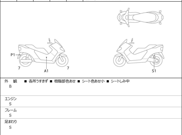 Мотоцикл Honda FORZA с пробегом 2142 km