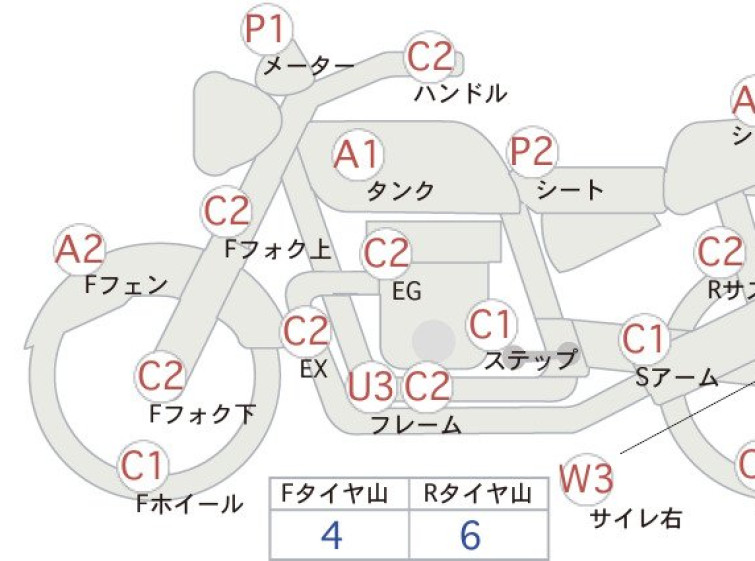 Мотоцикл Honda VTR250 з пробігом 38245 km