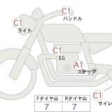 Мотоцикл Honda GB350 з пробігом 1259 km