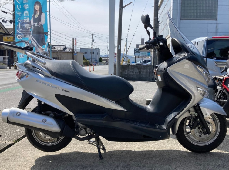 Мотоцикл Suzuki BURGMAN200 с пробегом 5503 km