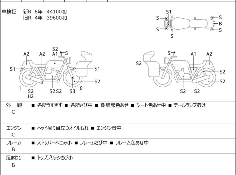 Мотоцикл Yamaha SR400 с пробегом 50913 km