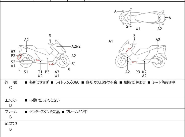 Мотоцикл Suzuki SKYWAVE 250 с пробегом 42912 km