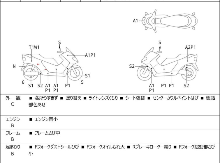 Мотоцикл Yamaha MAXAM250 с пробегом 10297 km с пробегом 10297 km