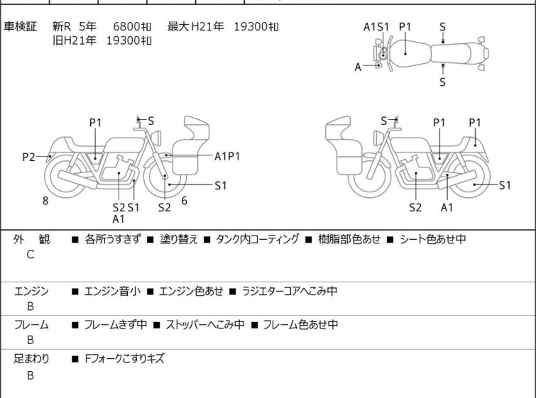 Мотоцикл Yamaha SRX400 з пробігом 7243 km з пробігом 7243 km