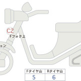 Мотоцикл Yamaha MAJESTY 250 с пробегом 30442 km