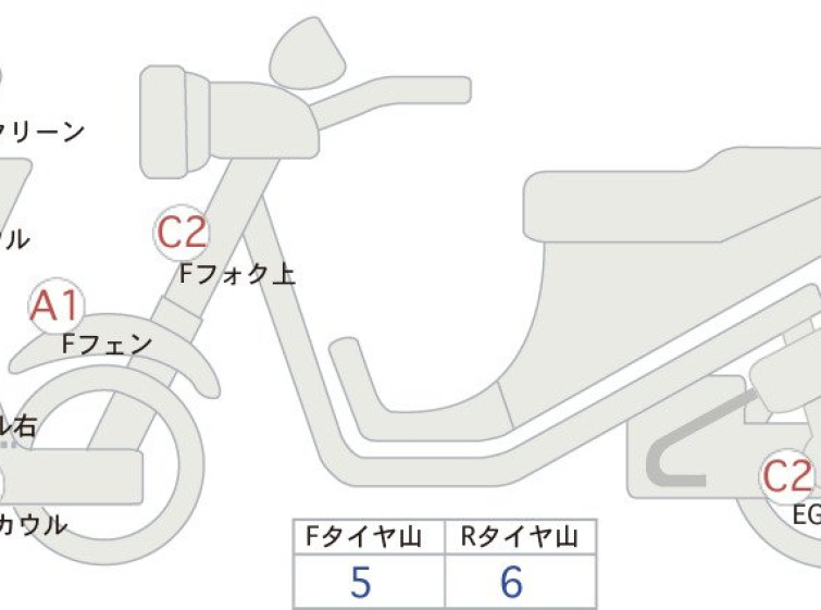 Мотоцикл Yamaha MAJESTY 250 с пробегом 30442 km